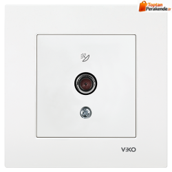 Viko Karre/Meridian Beyaz Uydu Prizi F Konnektör - Sonlu Mekanizma (Çerçeve Hariç) 90967009
